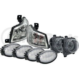 Stens KUBOTAKIT-3 Driving Light Kit 8-Piece LED Light Kit, 520 Watts, 18800 Lumens, For Kubota Tractors