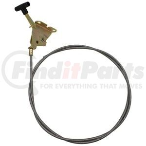 Stens 290-163 Carburetor Accelerator Cable Throttle Control Cable, 48in Conduit, 52.75in Wire, Left Hand Version, Panel Mount