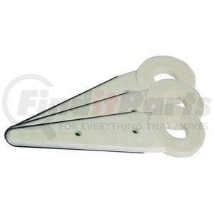 Stens 390-171 String Trimmer Metal-Edge Trimmer Blades, 4 1/8" Length, 0.490" Center Hole, 0.149" Thickness