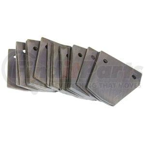 Stens 373-241 Mower Blade Overseeder Blade Set, 3in Width, 2-1/32in Hole Spacing, 0.102in Thick