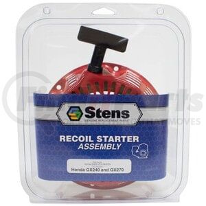 Stens 150-711C Engine Pull Start Kit Engine Pull Start Kit, Red, For Honda GX240 and GX270 Engines
