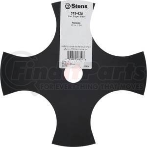 Stens 375-625 Edger Star Edge Blade, 8in OD, 1in Center Hole, 0.090in Thick, Unsharpened