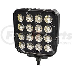 ECCO EW2421H Work Light Heated LED Work Light, Square, Flood Beam, 1 Bolt, White, 4930 Raw Lumens