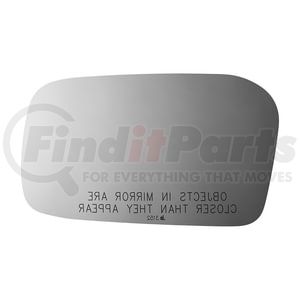 3152 by BURCO - Door Mirror Glass - Passenger Side (RH), 3 3/8in x 5 3/4in, Convex