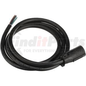 Pollak 14-227 Trailer Wiring Harness RV Overmolded Trailer Connector, SAE Wiring Style, 8' Length Cable