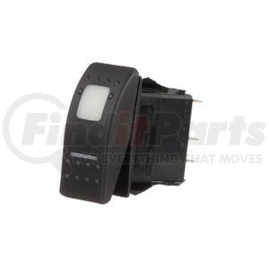 34-230P by POLLAK - Rocker Switch - 4-Terminal, SPST, On-Off, with White Pilot Light
