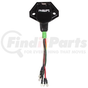 16-7842 by PHILLIPS INDUSTRIES - QBox - QCS2® (Quick-Change Socket) Replacement Kit, ABS, with Ring Terminals, for Junction Box with or without Circuit Breakers
