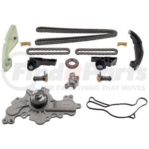 Melling Engine Products 3-1049SAHWP Engine Timing Chain Kit with Water Pump Stock Replacement Engine Timing Chain Kit with