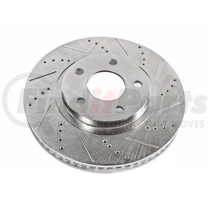 PowerStop Brakes AR85148XR Disc Brake Rotor Disc Brake Rotor - Rear, Right, Drilled and Slotted, 2012 - 2014 F-150