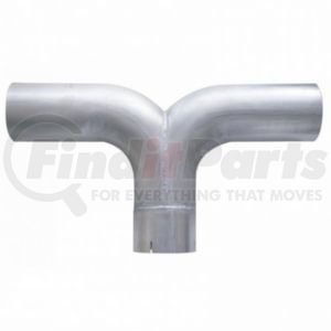YA-5-02A by UNITED PACIFIC - Universal Aluminized 5" Y Pipe, 25" W x 14" L