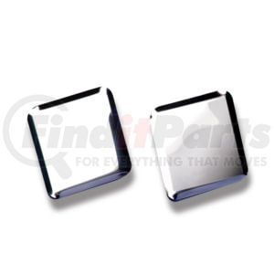 29103 by UNITED PACIFIC - Stainless Boltless Tow Hole Covers for All Kenworth Models w/ 2" Receiver