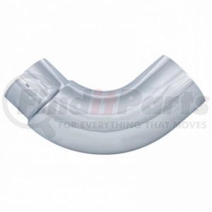 E490-65-1313 by UNITED PACIFIC - Chrome 90-Deg Exhaust Elbow, Reduce 6" O.D. To 5" I.D., 13" x 13"