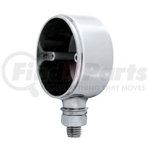 30929 by UNITED PACIFIC - Chrome Die Cast Single Face Light Housing Only (Bulk)