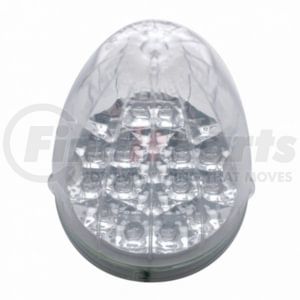 United Pacific 39458 Truck Cab Light 19 LED Reflector Grakon 1000 Style Cab Light, Amber LED/Clear Lens