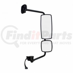 42412 by UNITED PACIFIC - Chrome Mirror Assembly With Power Adjust & Heated for Freightliner M2, Passenger