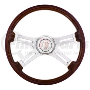 88130 by UNITED PACIFIC - 18" 4 Spoke Steering Wheel With Hub & Horn Kit, Freightliner 1989-July 2006