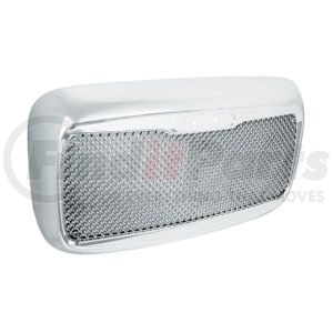 21194 by UNITED PACIFIC - Chrome Mesh Style Grille for Freightliner Columbia
