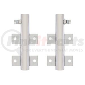 88514 by UNITED PACIFIC - Warning Flag Holder, Chrome (Pair)