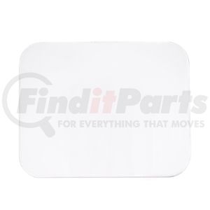 21904 by UNITED PACIFIC - Stainless Steel 4"x 5" Permit Sticker Plate With Adhesive