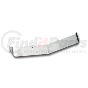 29125 by UNITED PACIFIC - 9.5" Stainless OEM Style Sunvisor without Roof Fairing