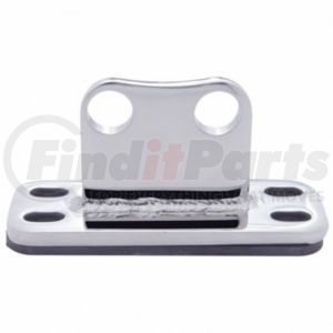 United Pacific 21300 Exhaust Bracket Stainless Straight Exhaust Bracket for Peterbilt 359/379