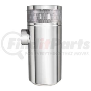 28200 by UNITED PACIFIC - 15" Stainless Steel Air Cleaner Housing for Peterbilt