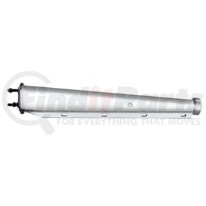10639 by UNITED PACIFIC - 30" Chrome Heavy Duty Mud Flap Hangers With Light End Cap, 2.5" Bolt Pattern