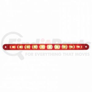 United Pacific 38943B Brake / Tail / Turn Signal Light 10 LED 9" Light Bar (Stop, Turn & Tail), Red LED/Red Lens (Bulk)