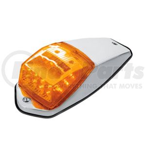 39529 by UNITED PACIFIC - 17 LED Reflector Grakon 5000 Style Cab Light Kit, Amber LED/Amber Lens
