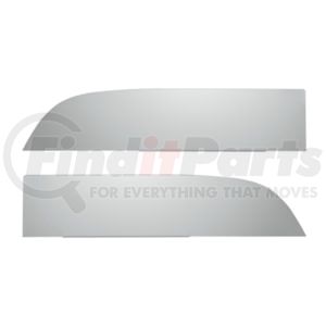 29057 by UNITED PACIFIC - 304 Stainless Steel 8" Chop Top Window Trim for Kenworth T680/T880 Trucks (Pair)