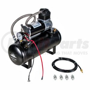 46154 by UNITED PACIFIC - Heavy Duty 12V 150 PSI Air Compressor & Tank Kit, Competition Series