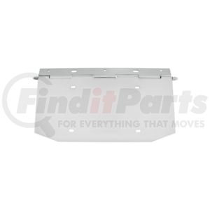 10511 by UNITED PACIFIC - Chrome 1 License Plate Angled Holder With Hinge