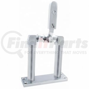 46106 by UNITED PACIFIC - 4" Chrome Air Horn Valve Lever With Stand Set