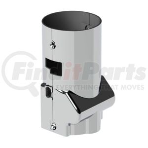40907 by UNITED PACIFIC - Chrome Middle Steering Column Cover