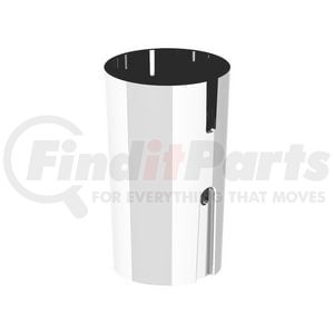 United Pacific 41021 Manual Transmission Shift Shaft Cover Plastic Lower Gearshift Knob Cover, Chrome