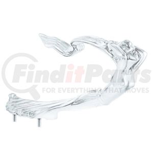72019 by UNITED PACIFIC - Die-Cast Flying Goddess Hood Ornament, Chrome