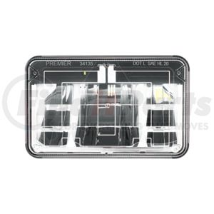 34135 by UNITED PACIFIC - ULTRALIT, LED Heated 4" x 6" Low Beam Headlight