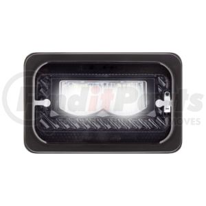 United Pacific 34134 Headlight 4" x 6" ULTRALIT LED Heated Headlight w/ Glass Lens, High Beam, Black