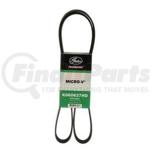 K060637HD by GATES - Serpentine Belt - FleetRunner Heavy-Duty Micro-V Serpentine Drive Belt