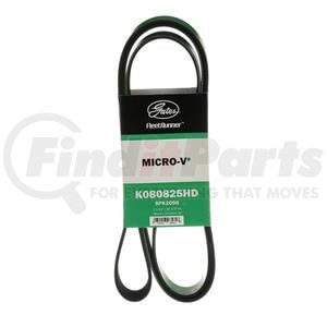 K080825HD by GATES - Serpentine Belt - FleetRunner Heavy-Duty Micro-V Serpentine Drive Belt