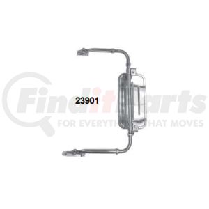 23901 by CHAM-CAL - Door Mirror - Jr. West Coast Assembly, Convex Center Mount, 6 in. x 10 in., Stainless Steel