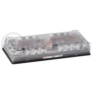 76943 by GROTE - 17" Low-Profile LED Mini Light Bars, Permanent Mount, Amber w/ Clear Lens
