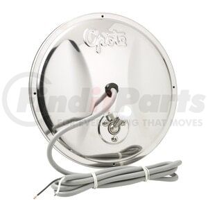 12813 by GROTE - Grote 12813 8" Round Convex Mirror with Offset Ball-Stud (Stainless Steel)