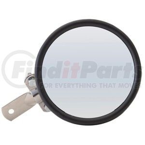 Grote 28033 Door Mirror 5" Round Clamp-On Spot Mirrors, w /Arm Assembly
