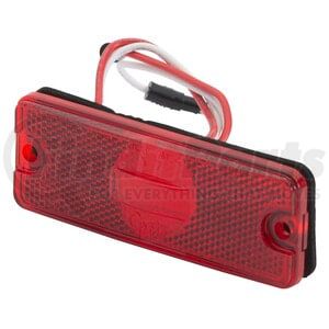 Grote 47732 Side Marker Light Sealed Rectangular LED Clearance Marker Lights, Red