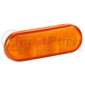 Grote 54163 Side Marker Light SuperNova NexGenTM Oval LED Stop Tail Turn Light - Male Pin, Amber