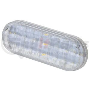 Grote 62601 Back Up Light Assembly SuperNova® Oval Dual-System LED Backup Light, Horizontal Grommet Mount, Male Pin