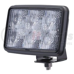 Grote 63621 Vehicle-Mounted Work Light Trilliant(R) Mini LED WhiteLightTM Work Lights, Trapezoid, Hardwired, 700 Lumens,