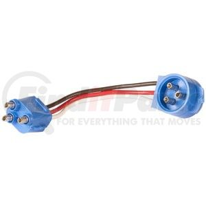 66831 by GROTE - Brake / Tail / Turn Signal Light Connector - Male Pin to 90 Degree Female Pin Termination