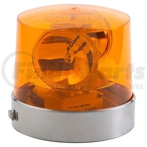 Grote 76223 Emergency Warning Light Beacon Light - Two Sealed-Beam, Amber, Tall Dome, 12 Volt